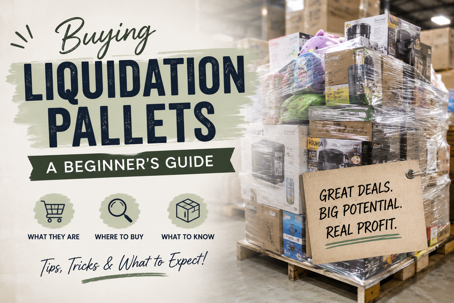 Buying liquidation pallets — a beginner's guide